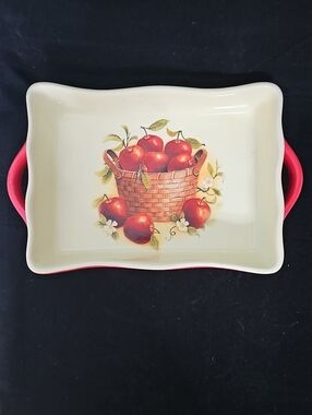Ceremic Red Apple Baking Dish
